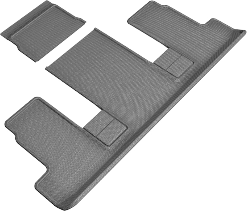 Chevrolet Traverse Floor Mat Set - 3rd Row - 3D MAXpider - Kagu - Gray - `18-`20